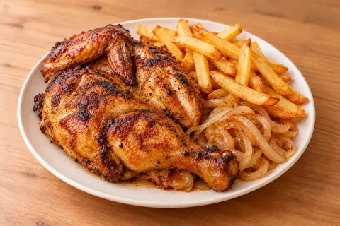 Poulet braisé